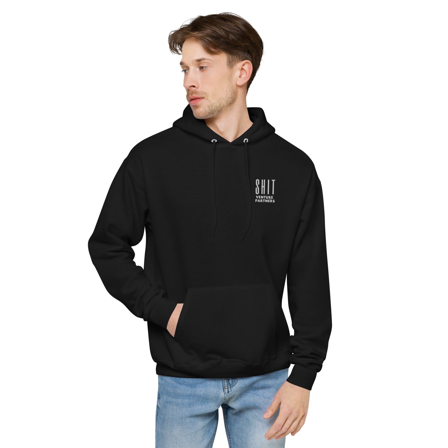 Unisex Fleece Hoodie - Shit Venture Partners Logo