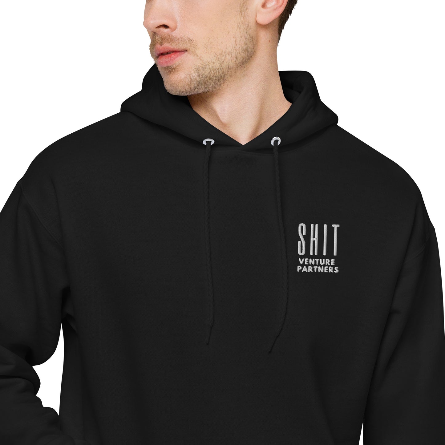 Unisex Fleece Hoodie - Shit Venture Partners Logo