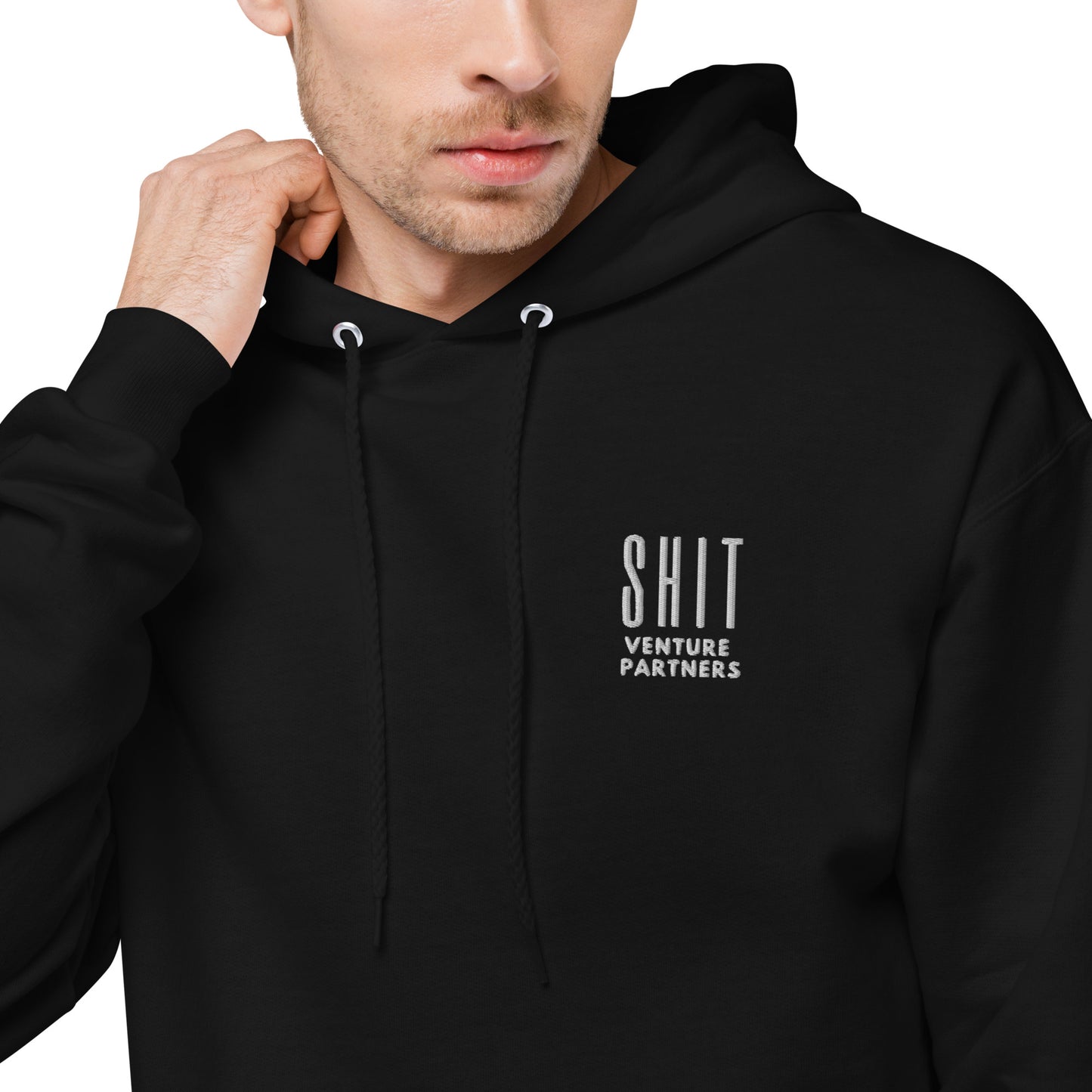 Unisex Fleece Hoodie - Shit Venture Partners Logo