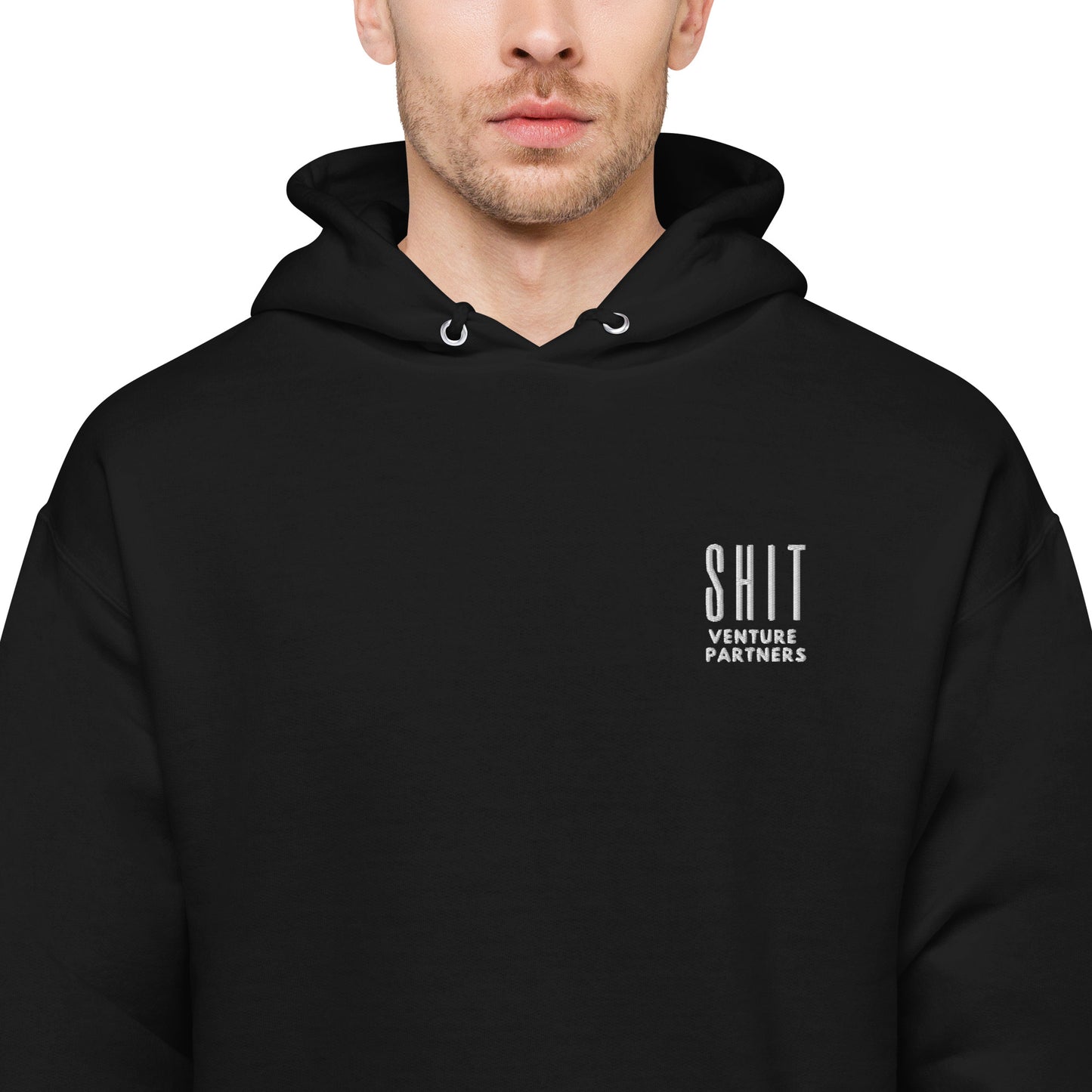 Unisex Fleece Hoodie - Shit Venture Partners Logo