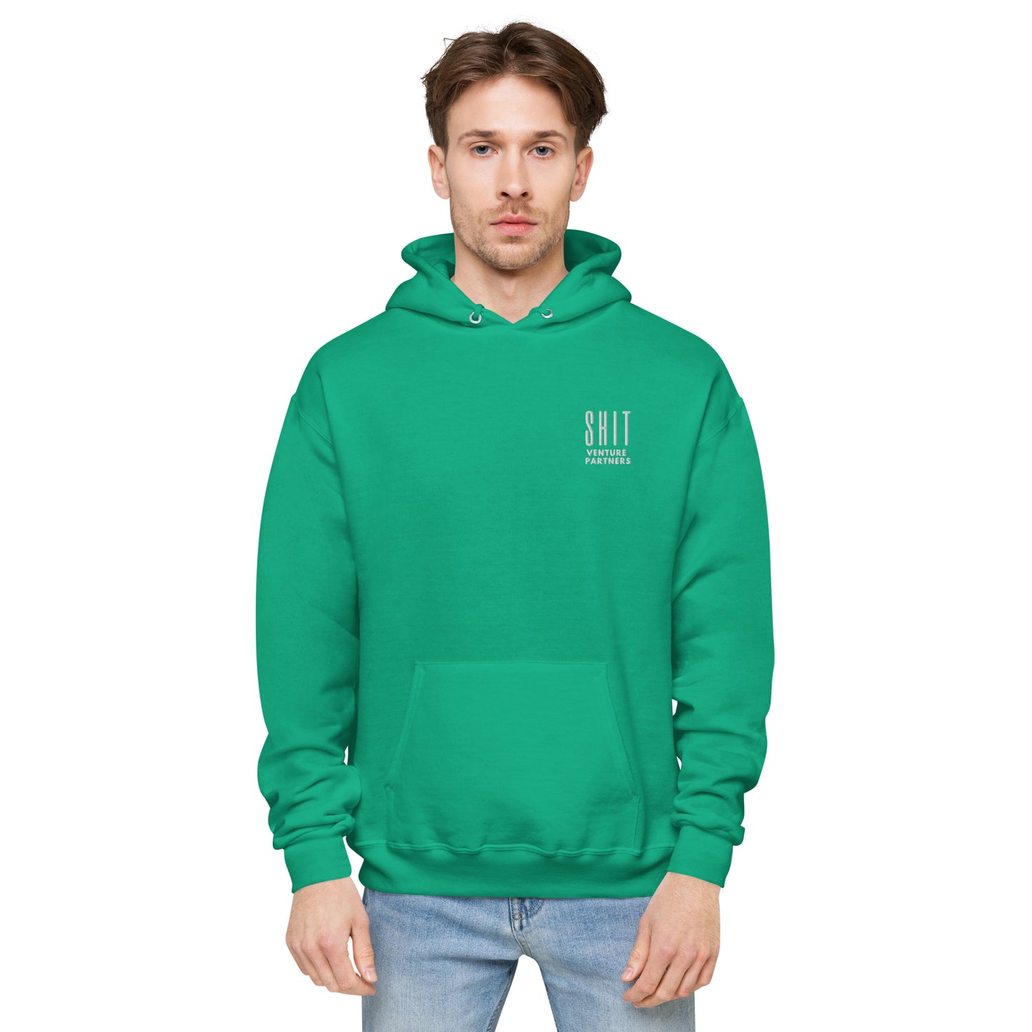 Unisex Fleece Hoodie - Shit Venture Partners Logo