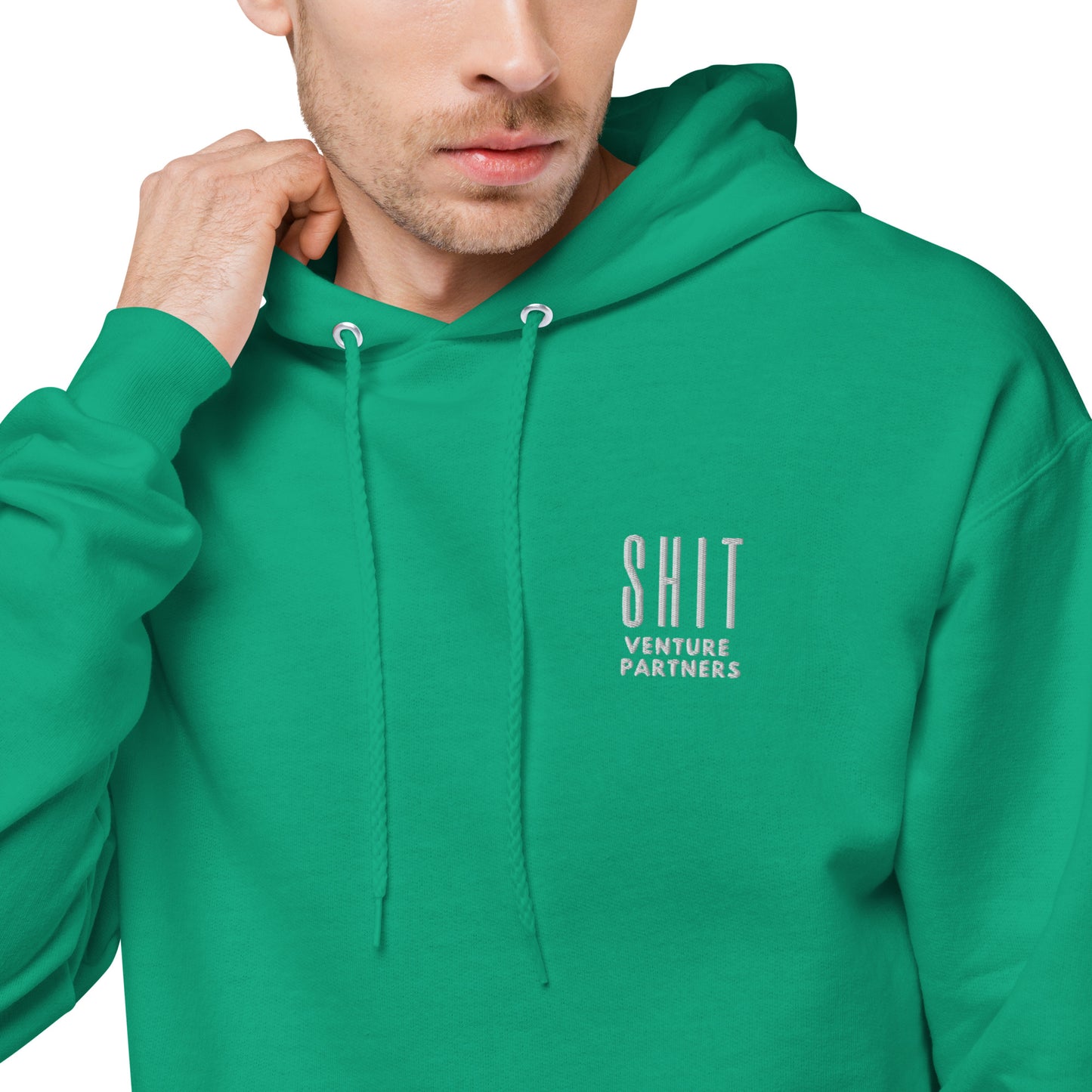 Unisex Fleece Hoodie - Shit Venture Partners Logo