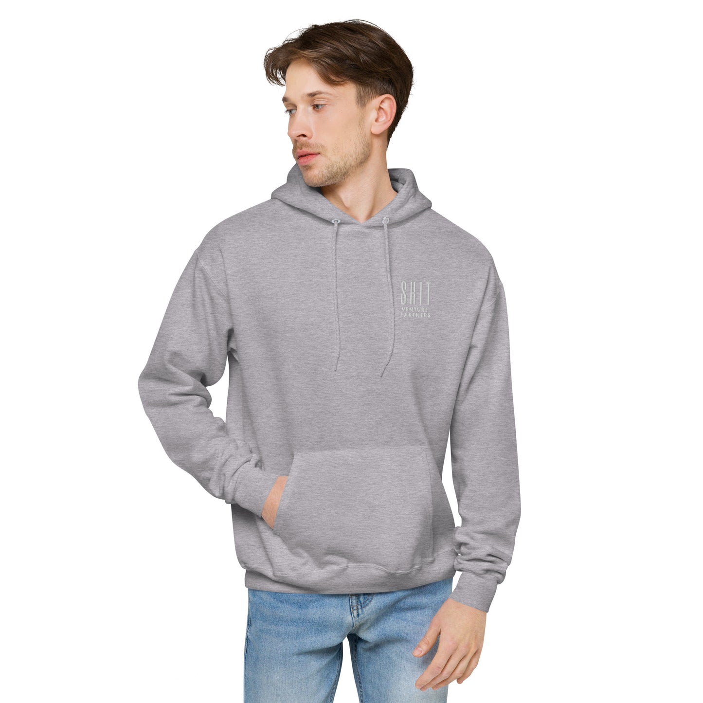 Unisex Fleece Hoodie - Shit Venture Partners Logo