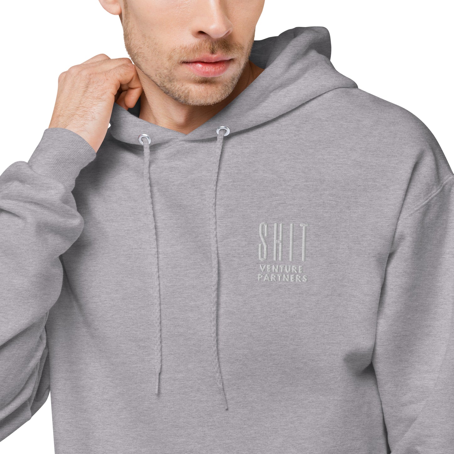 Unisex Fleece Hoodie - Shit Venture Partners Logo